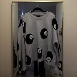 Dressed in Lala 8 ball sweater